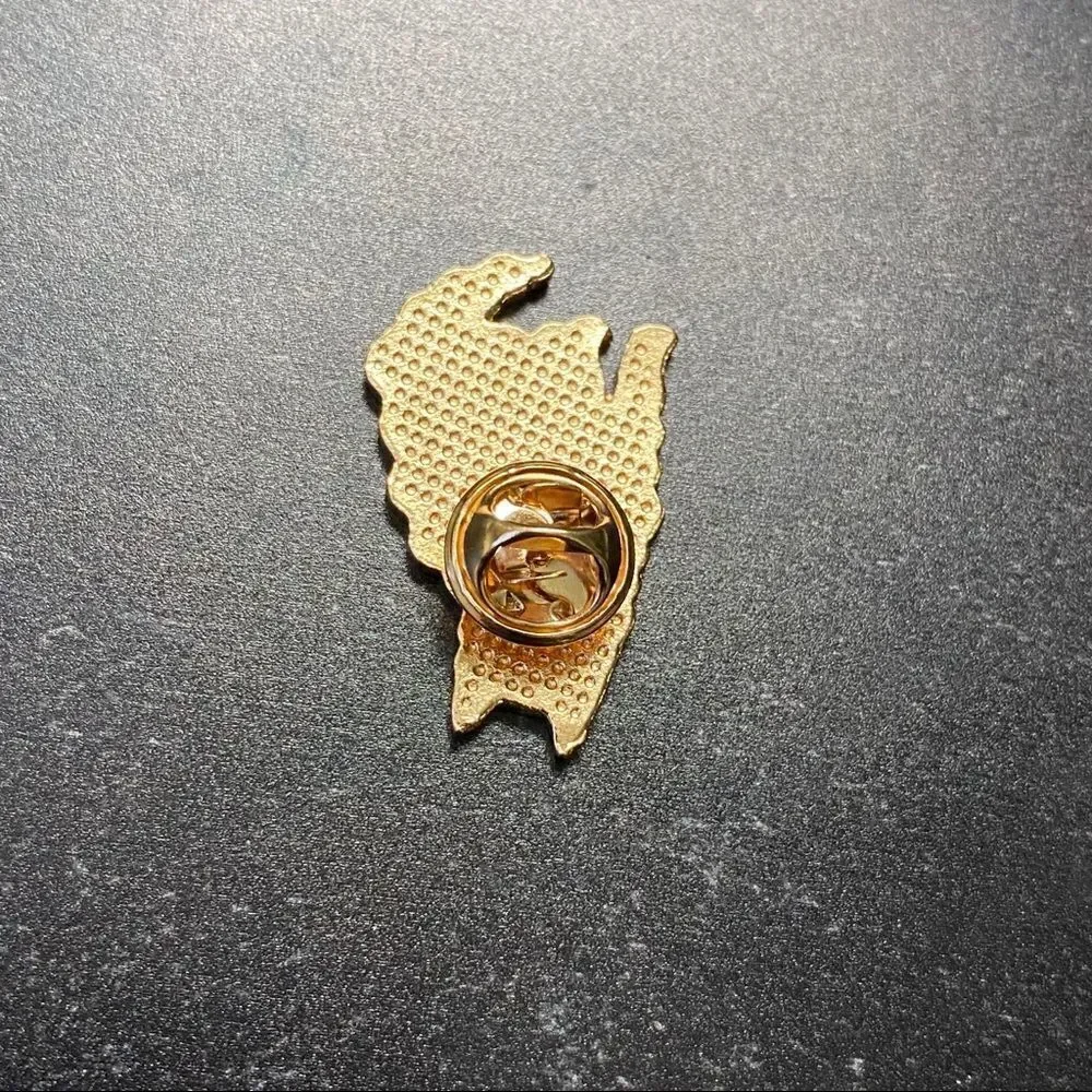 Ginger Cat Kitty Enamel Pin/ Brooch